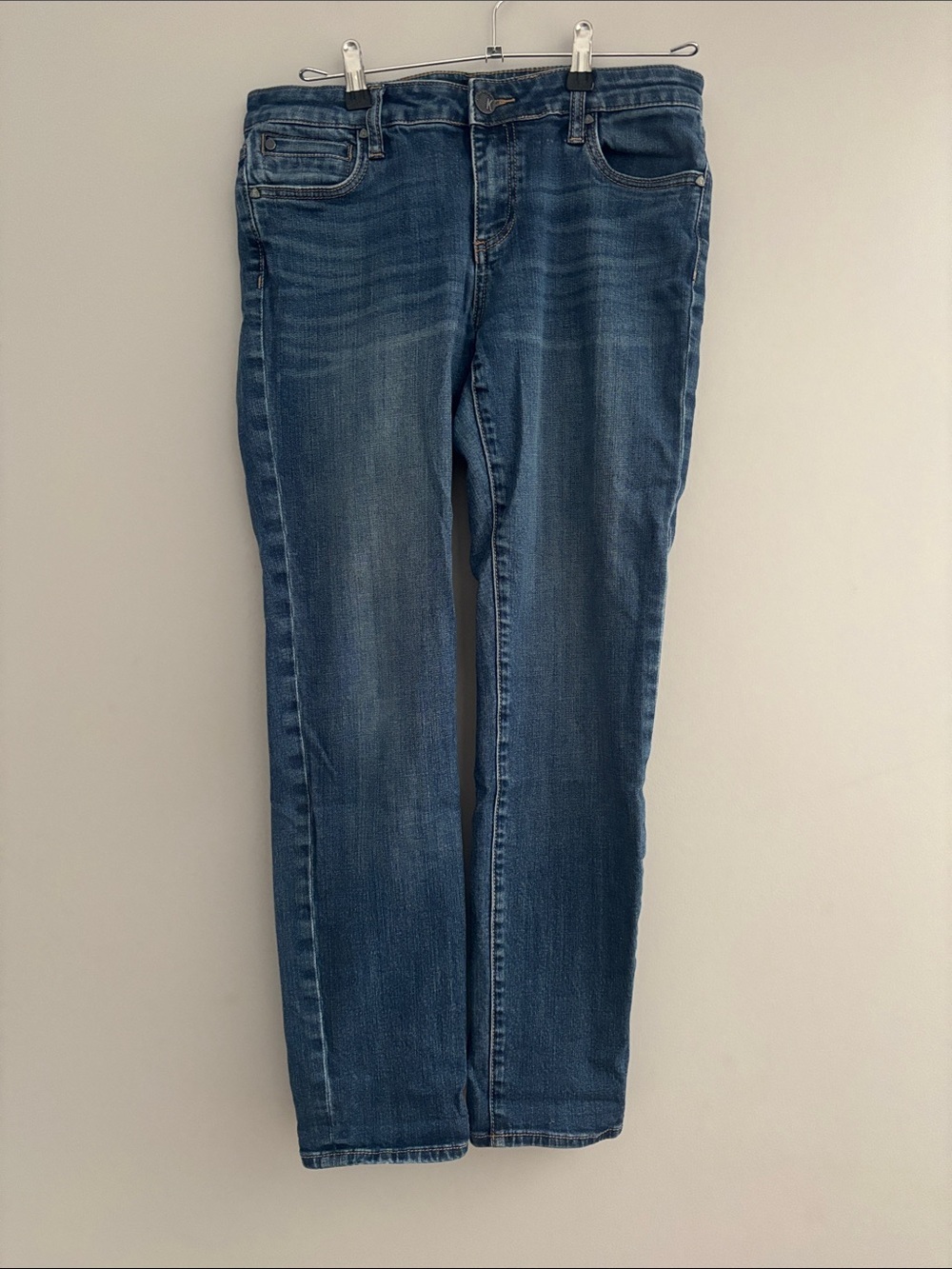 Kut from the Kloth Blue Straight-Leg Jeans